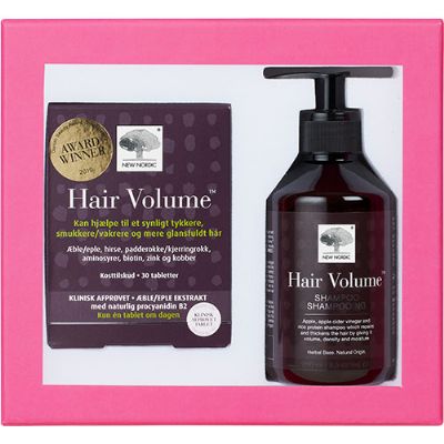 Hair Volume Gaveæske - værdi 396,- Hair Volume 30 tab Shampoo 250 ml 1 pk