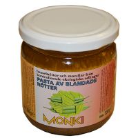 Hasselnød, mandelsmør økologisk Monki 330 g