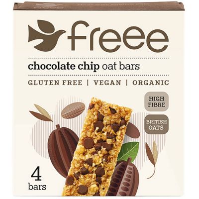 Havrebar m. chocolate chip økologisk 4pak 140 g