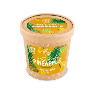 Havregrød ananas craft cube økologisk 70 g