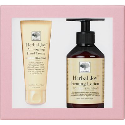 Herbal Joy Gaveæske Værdi kr. 388,- Herbal Joy Hand Cream 75 ml Firming Lotion 250 ml 1 pk