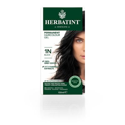 Herbatint 1N hårfarve Black 150 ml