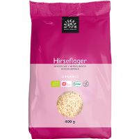 Hirseflager økologisk 400 g