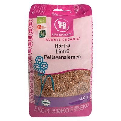 Hørfrø brune økologisk 400 g