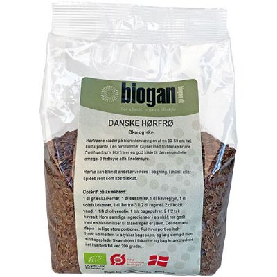 Hørfrø danske økologisk 500 g