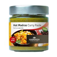 Hot Madras Curry Paste økologisk 160 g