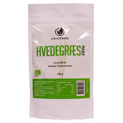 Hvedegræs pulver økologisk 100 g