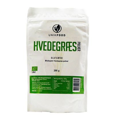 Hvedegræs pulver økologisk 200 g