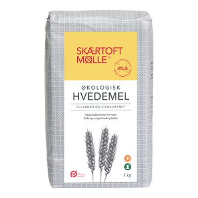 Hvedemel fuldkorn økologisk 1 kg