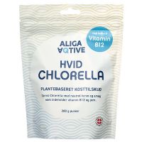 Hvid Chlorella pulver 200 g