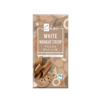 Ichoc white nougat crisp økologisk 80 g