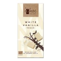 Ichoc white vanilla økologisk 80 g