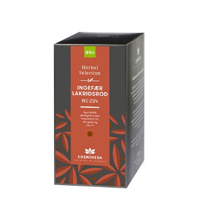 Ingefær Lakridsrod te økologisk 25 br
