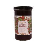 Jordbær & Rabarber marmelade Molbo, økologisk 290 g