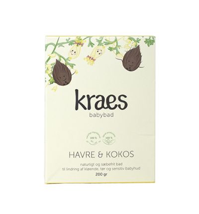 KRAES babybad - havre & kokos 200 g