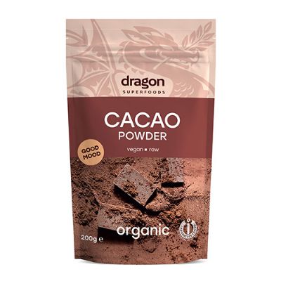 Kakaopulver økologisk - Dragon 200 g