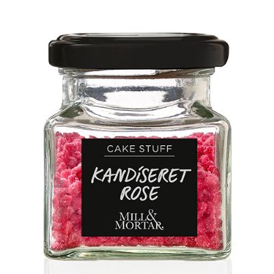 Kandiseret Rose - Mill & 40 g