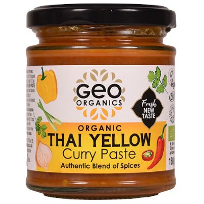 Karry paste gul Thai økologisk 180 g