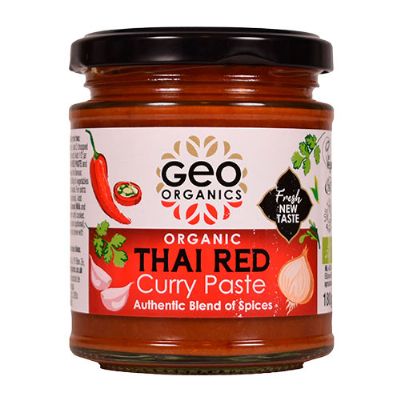 Karry paste rød Thai økologisk 180 g