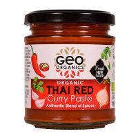 Karry paste rød Thai økologisk 180 g