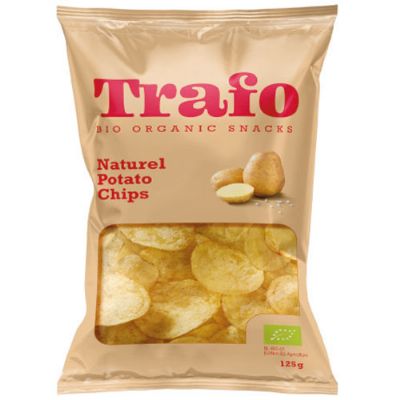 Kartoffelchips m. salt økologisk 125 g