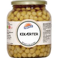 Kikærter i vand økologisk 660 g