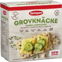 Knækbrød grov glutenfri Semper 215 g