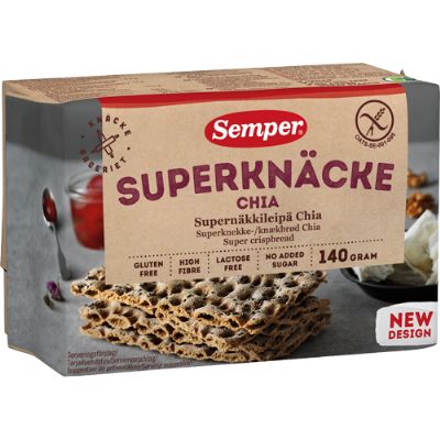 Knækbrød m. chia 140 g