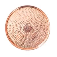 Kobber Dekorationsbakke Hamret Ø32 cm 1 stk
