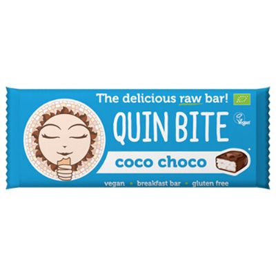 Kokos choko bar økologisk - Quin Bite 30 g