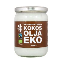 Kokosolie ekstra jomfru økologisk 500 ml