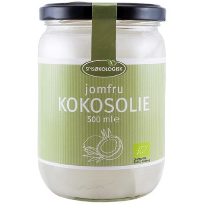 Kokosolie koldpresset jomfru økologisk 500 ml