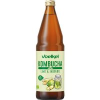 Kombucha Lime - ingefær økologisk 750 ml