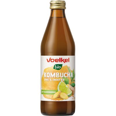 Kombucha Lime-Ingefær økologisk 330 ml