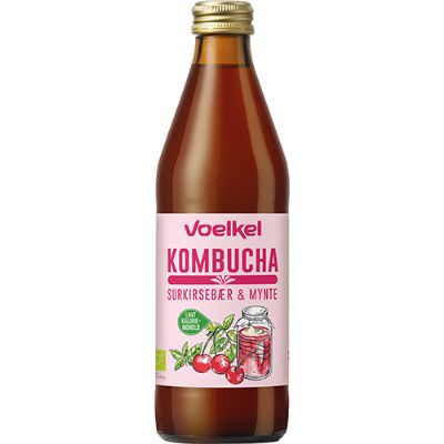 Kombucha Surkirsebær-Mynte økologisk 330 ml