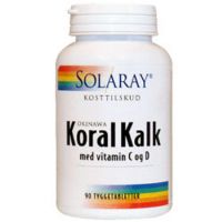 KoralKalk med vit. C og D tyggetablet 90 tab