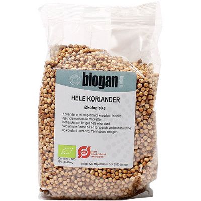 Koriander hele økologisk 100 g