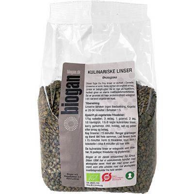 Kulinariske linser økologisk Type Du 750 g