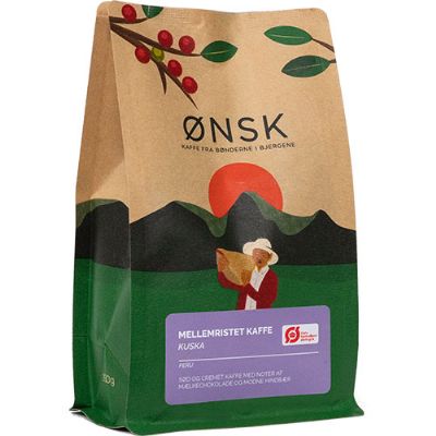 Kuska - Mellemristet kaffe økologisk 250 g