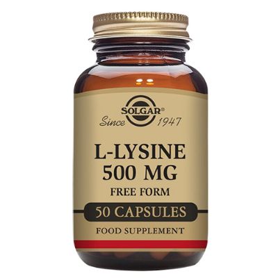 L-Lysin aminosyre 500 mg 50 kap