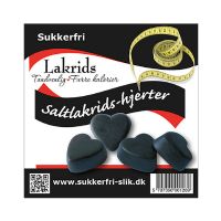 Lakridshjerter salt sukkerfri 90 g