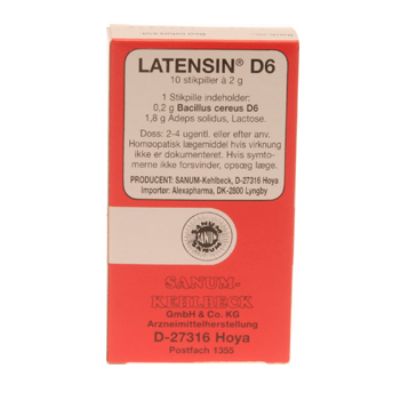 Latensin D6 stikpiller 10 stk 1 pk