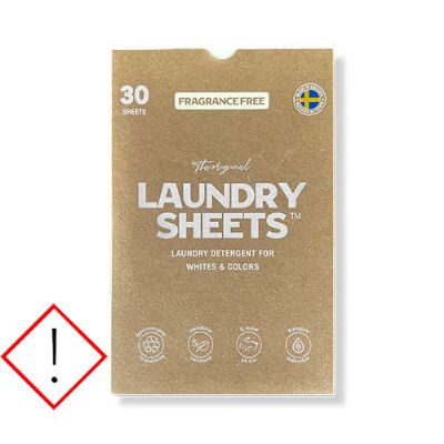 Laundry Sheets Fragrance Free 30 stk 1 pk