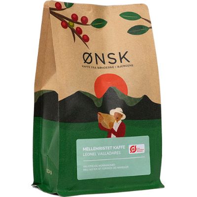 Leonel Valladares - Mellemristet kaffe økologisk 250 g