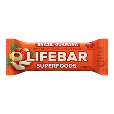 LifeBar Guarana paranød Plus økologisk 47 g
