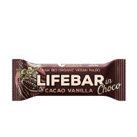 LifeBar InChoco Cacao Vanilla RAW økologisk 40 g