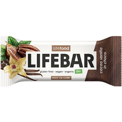 LifeBar InChoco Cacao Vanilla RAW økologisk 40 g