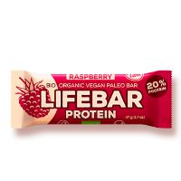 LifeBar Raw Proteinbar økologisk Raspberry 47 g