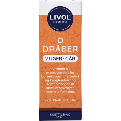 Livol D3-dråber til børn 10 ml