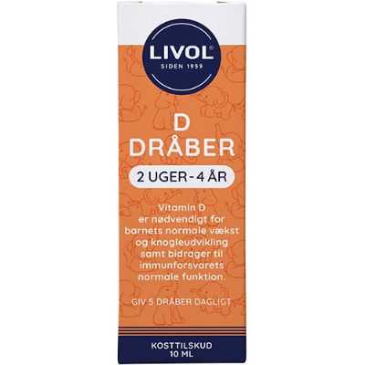 Livol D3-dråber til børn 10 ml